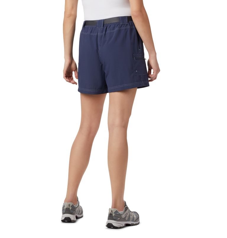 Women's Columbia Sandy River Cargo Shorts Navy | CA-FLC60