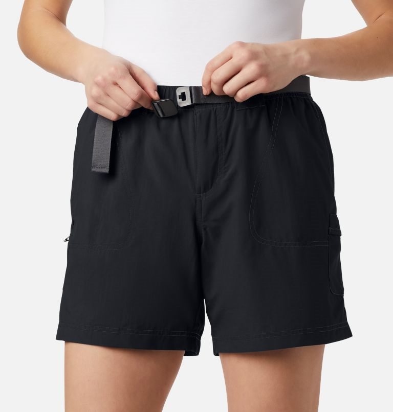 Women's Columbia Sandy River Cargo Shorts Black | CA-I80L1