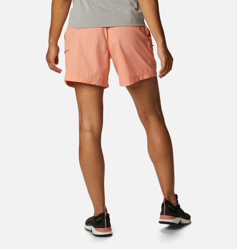 Women's Columbia Sandy River Cargo Shorts Coral | CA-V3LC0