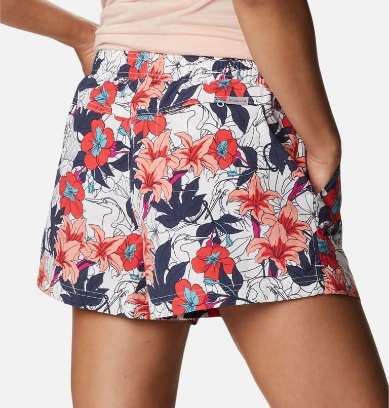 Women's Columbia Sandy River II Printed Shorts Flower | CA-D0A4L