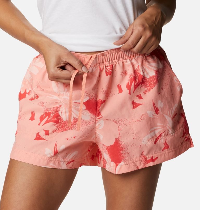 Women's Columbia Sandy River II Printed Shorts Flower | CA-MC806