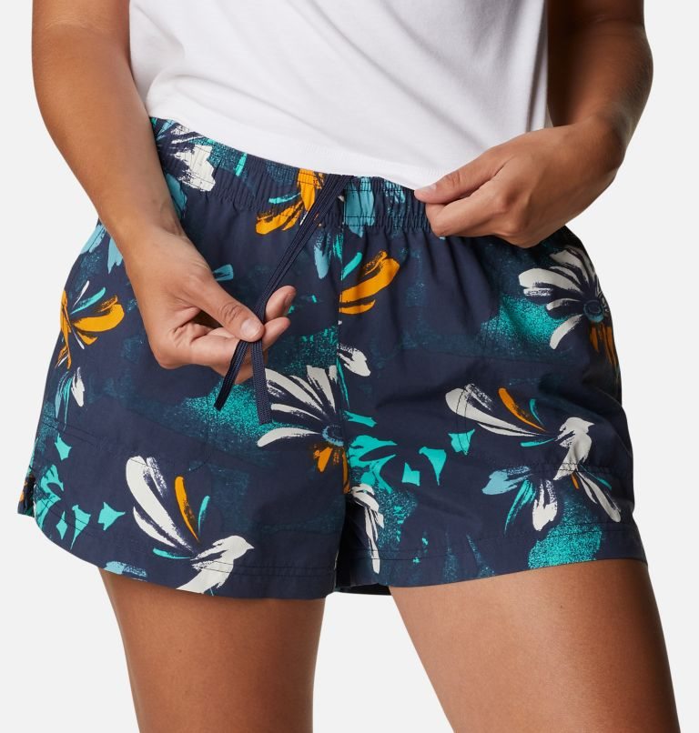 Women's Columbia Sandy River II Printed Shorts Flower | CA-ZA306