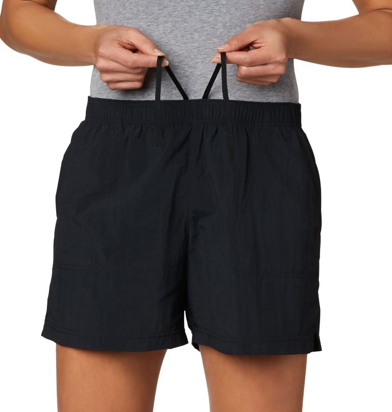 Women's Columbia Sandy River Shorts Black | CA-YC4A0