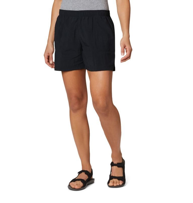 Women\'s Columbia Sandy River Shorts Black | CA-YC4A0