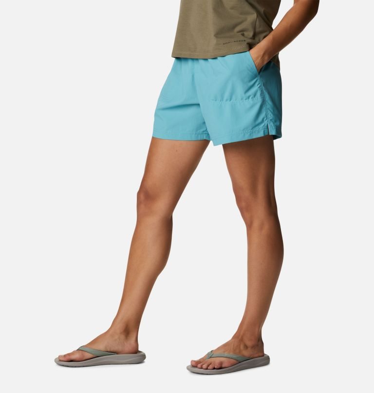 Women's Columbia Sandy River Shorts Turquoise | CA-I856A