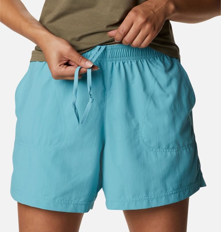 Women's Columbia Sandy River Shorts Turquoise | CA-I856A