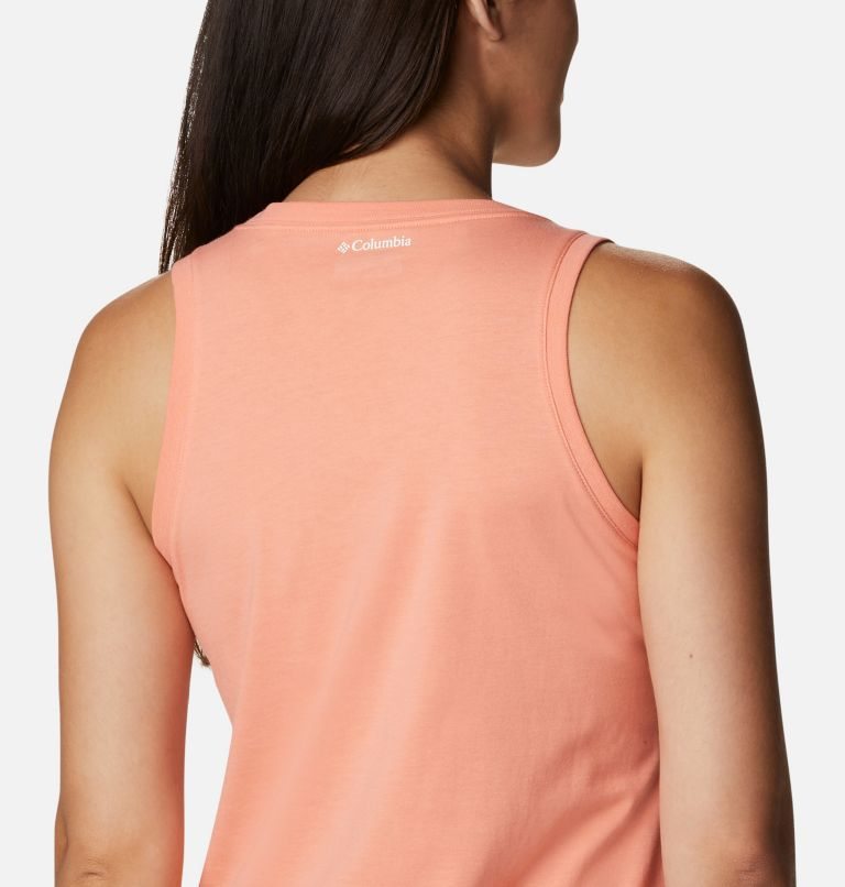 Women's Columbia Sapphire Point Tanks Coral | CA-BA34L