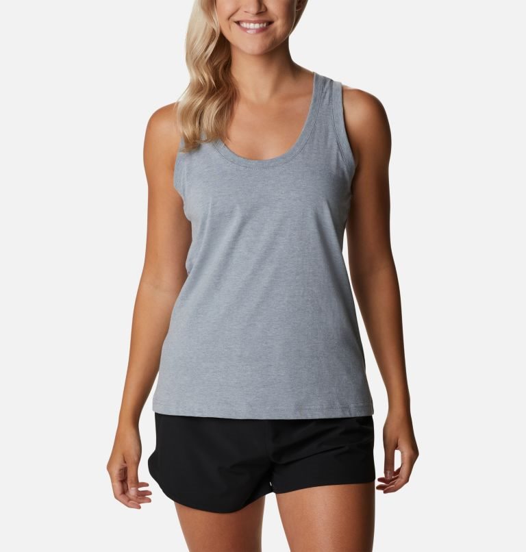 Women\'s Columbia Sapphire Point Tanks Grey | CA-EA1C0