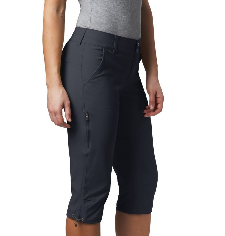 Women's Columbia Saturday Trail II Knee Pants Black | CA-O638A