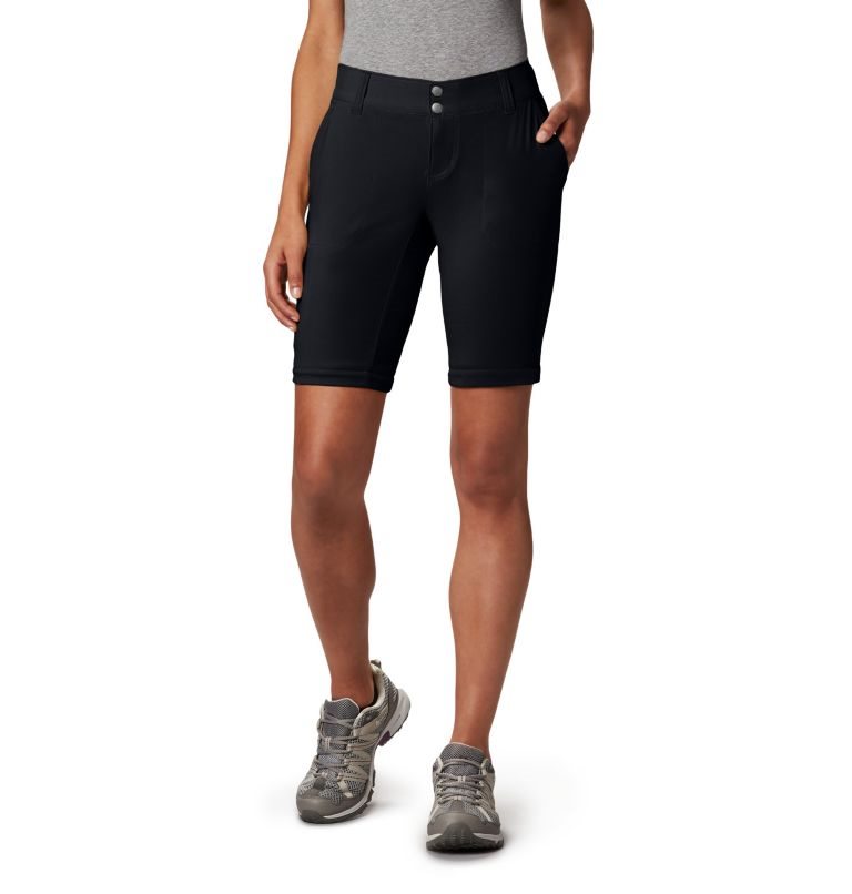 Women's Columbia Saturday Trail II Stretch Convertible Pants Black | CA-Z1LC0