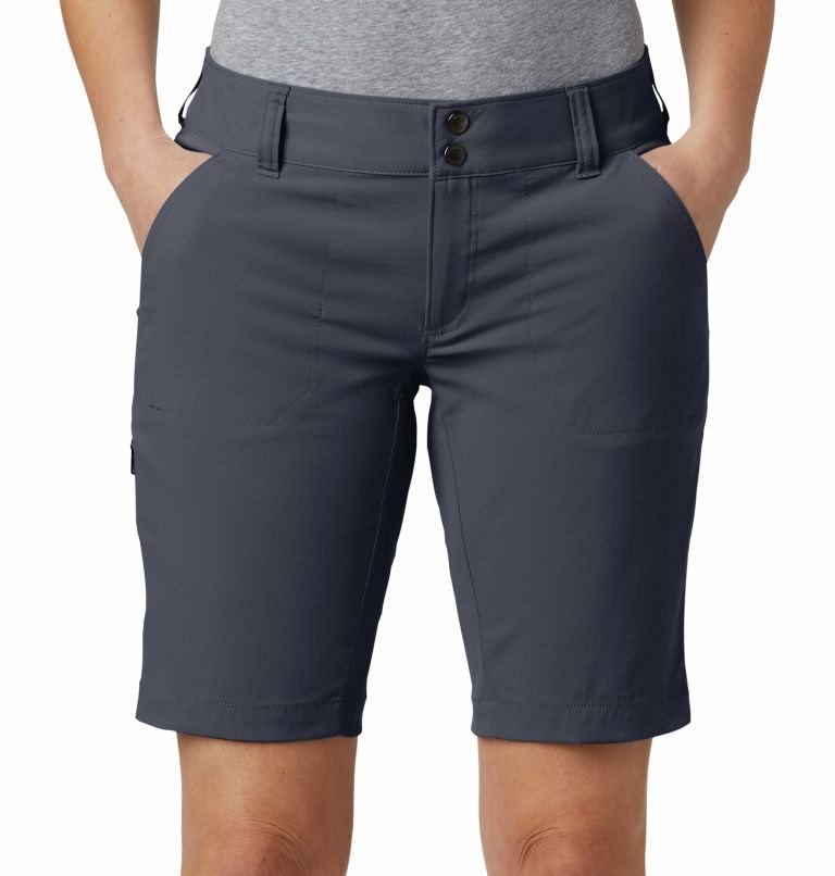 Women's Columbia Saturday Trail Long Shorts Navy | CA-CC681