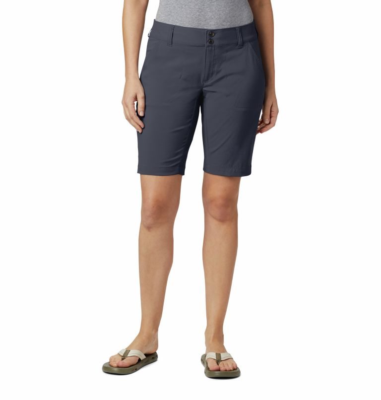 Women\'s Columbia Saturday Trail Long Shorts Navy | CA-CC681