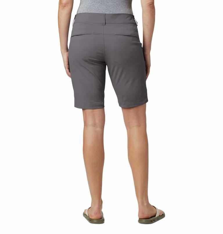 Women's Columbia Saturday Trail Long Shorts Grey | CA-OC64L