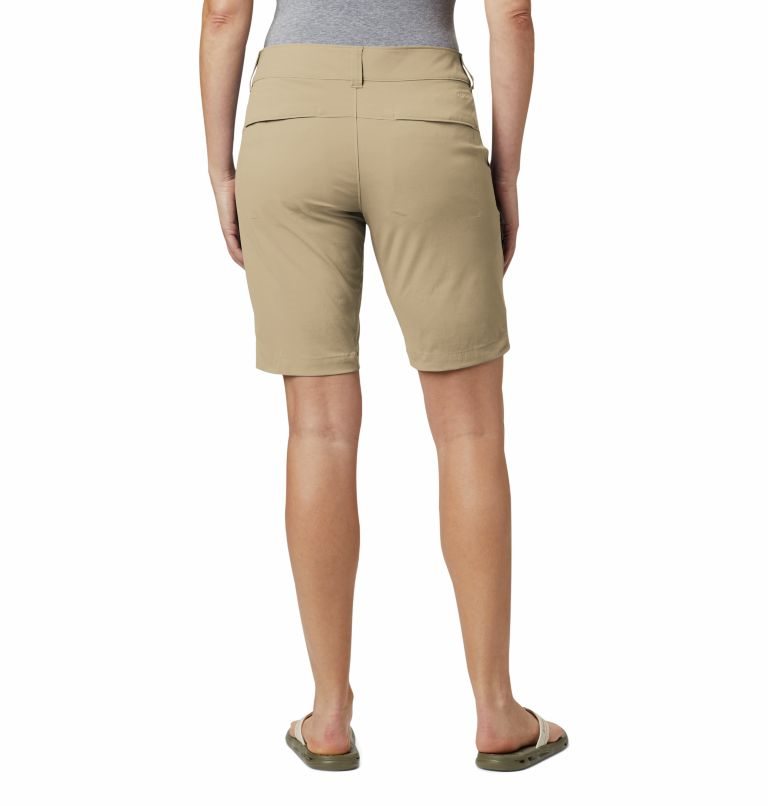 Women's Columbia Saturday Trail Long Shorts Khaki | CA-RL5A6