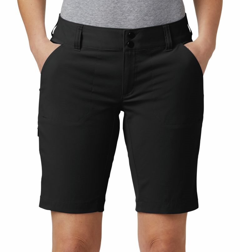 Women's Columbia Saturday Trail Long Shorts Black | CA-V5183