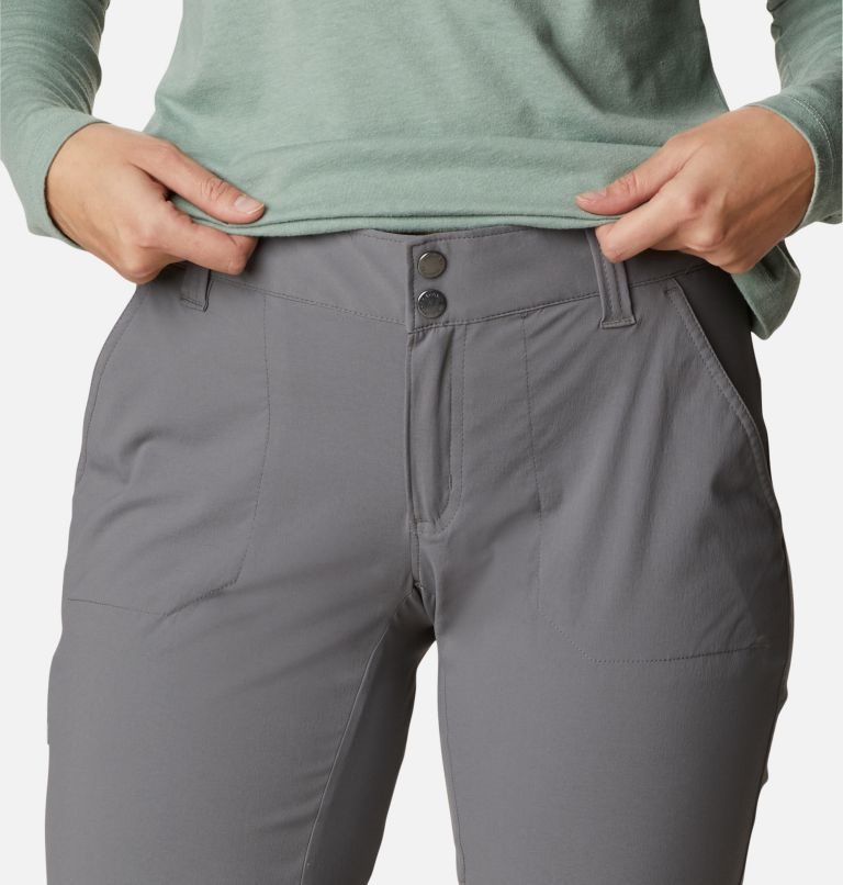 Women's Columbia Saturday Trail Stretch Pants Grey | CA-B061A