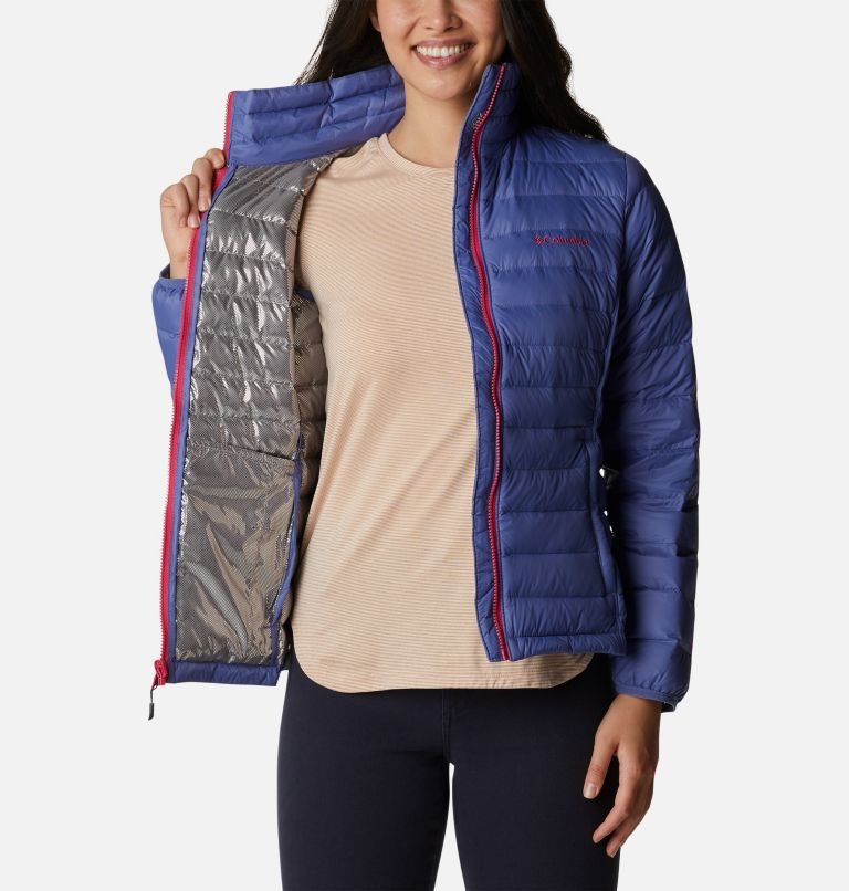 Women's Columbia Sister Brook Down Jackets Blue | CA-O034C