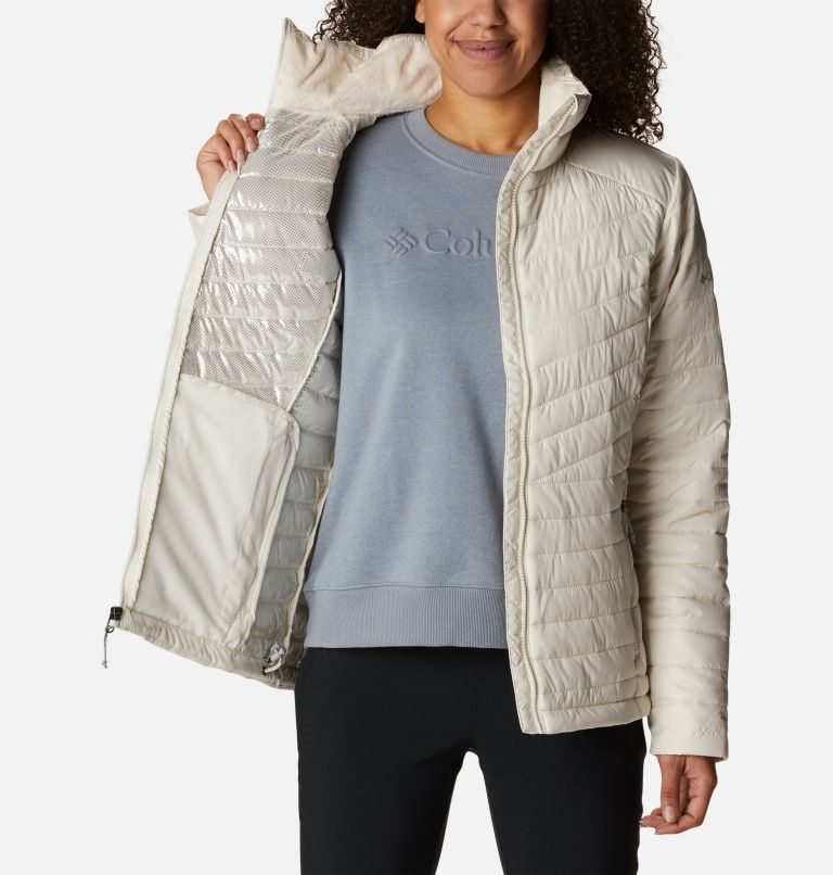 Women's Columbia Slope Edge Jackets Cream | CA-A186L