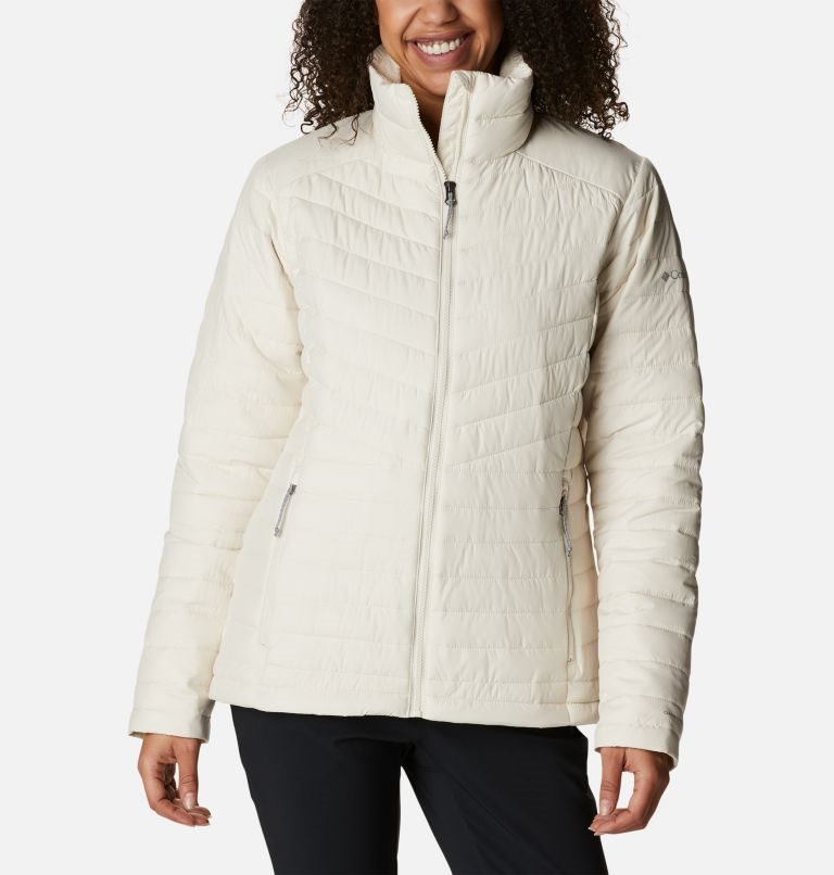 Women\'s Columbia Slope Edge Jackets Cream | CA-A186L