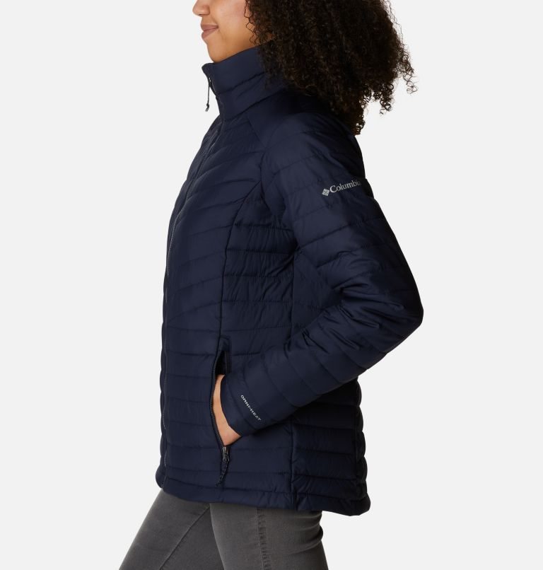 Women's Columbia Slope Edge Jackets Navy | CA-M41L6