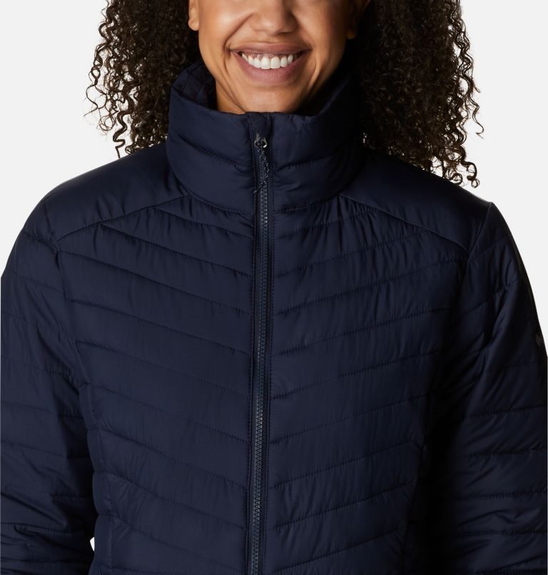 Women's Columbia Slope Edge Jackets Navy | CA-M41L6