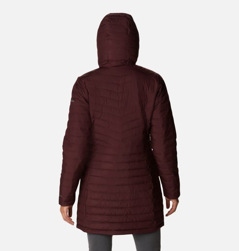 Women's Columbia Slope Edge Mid Jackets Burgundy | CA-E5L36