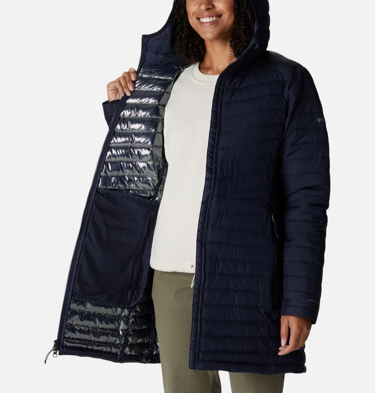 Women's Columbia Slope Edge Mid Jackets Navy | CA-U04L1