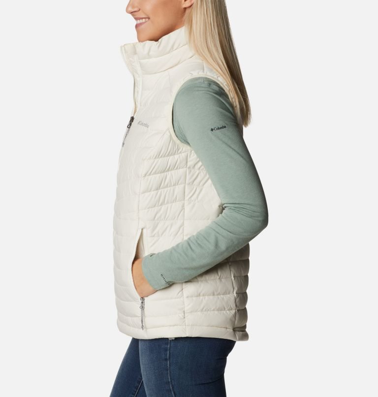 Women's Columbia Slope Edge Vest Cream | CA-K1C63