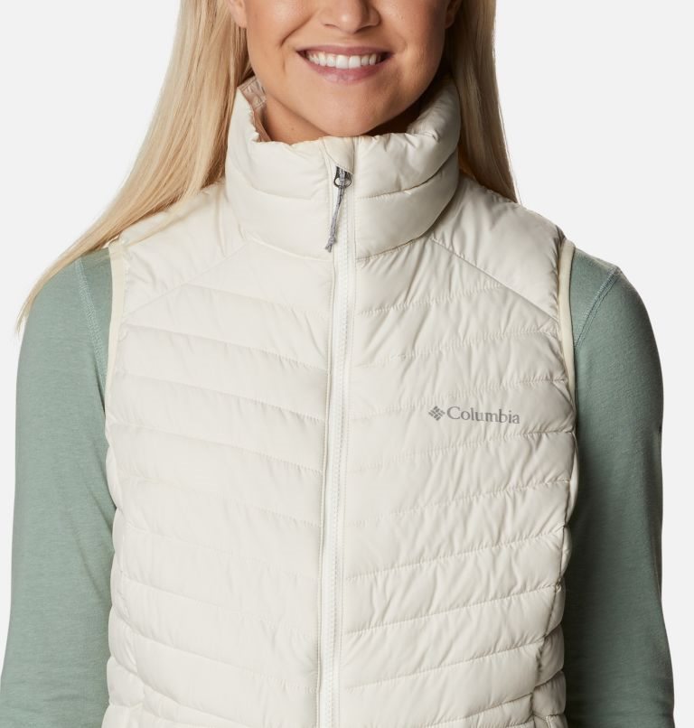 Women's Columbia Slope Edge Vest Cream | CA-K1C63