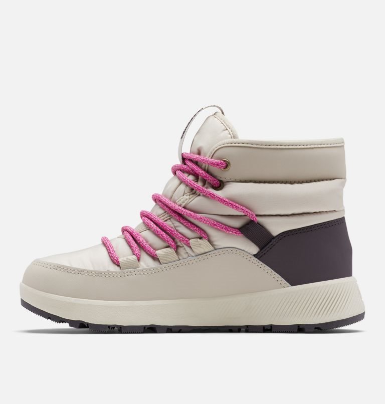 Women's Columbia Slopeside Village Omni-Heat Mid Boots Cream | CA-J8A43