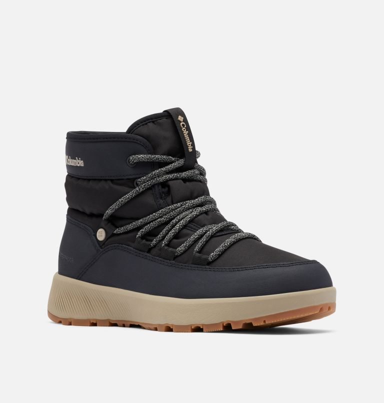 Women's Columbia Slopeside Village Omni-Heat Mid Boots Black | CA-L635A