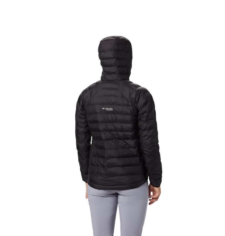 Women's Columbia Snow Country Hooded Jackets Black | CA-H85L6