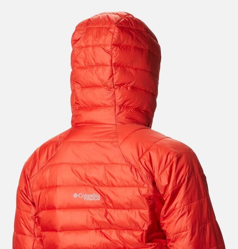 Women's Columbia Snow Country Hooded Jackets Orange | CA-NL06C