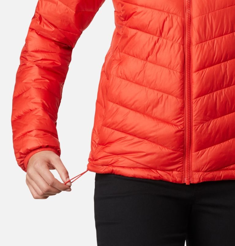 Women's Columbia Snow Country Hooded Jackets Orange | CA-NL06C