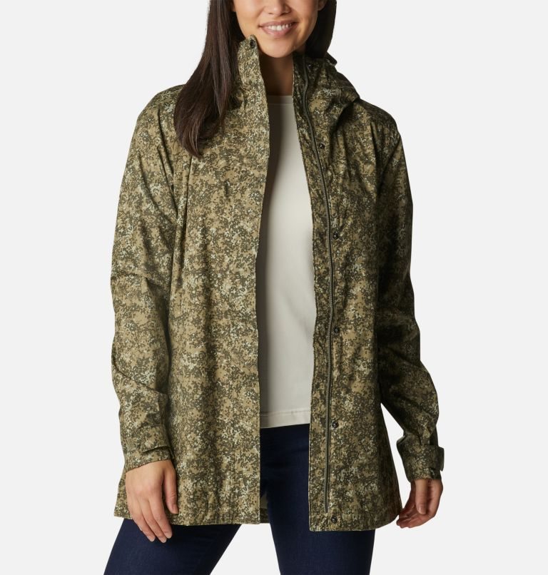 Women's Columbia Splash A Little II Jackets Olive | CA-H6584