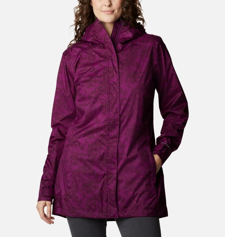 Women\'s Columbia Splash A Little II Jackets Fuchsia | CA-O6C0L