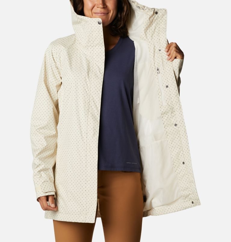 Women's Columbia Splash A Little II Jackets Cream | CA-T6A0C