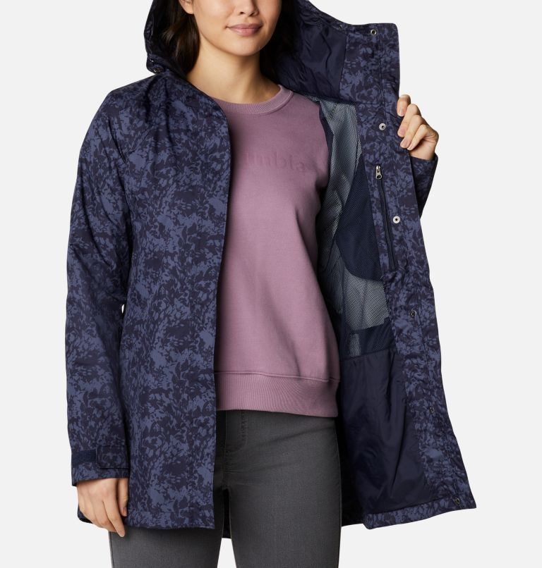 Women's Columbia Splash A Little II Jackets Navy | CA-V1483