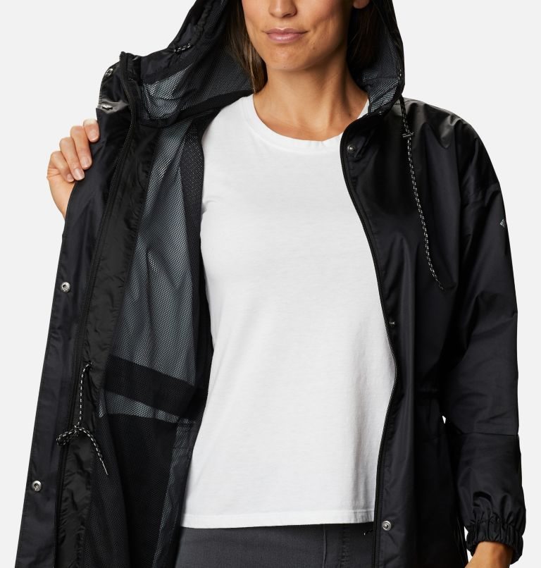 Women's Columbia Splash Side Jackets Black | CA-W35L0