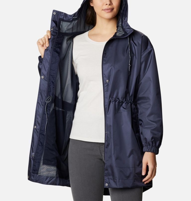 Women's Columbia Splash Side Jackets Navy | CA-G6043