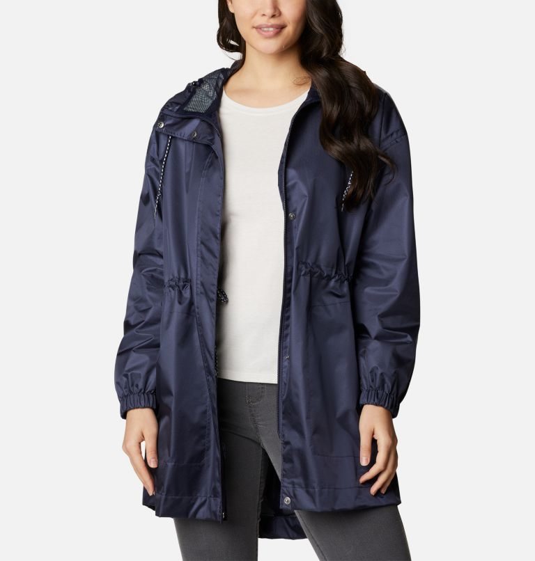 Women's Columbia Splash Side Jackets Navy | CA-G6043