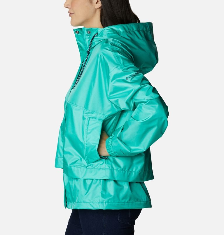 Women's Columbia Splash Side Shortie Jackets Turquoise | CA-A5801