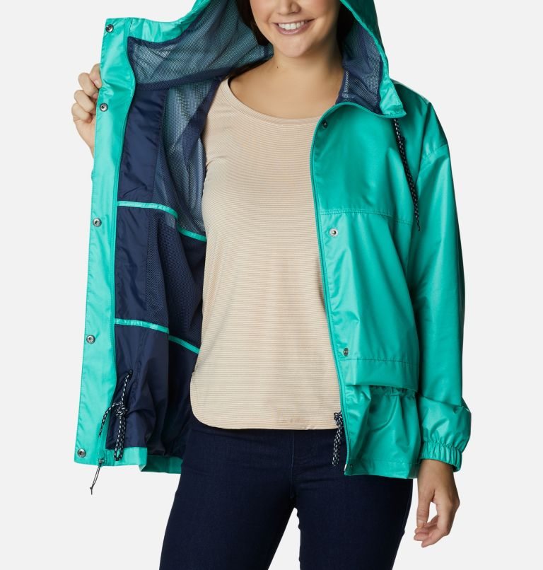 Women's Columbia Splash Side Shortie Jackets Turquoise | CA-A5801