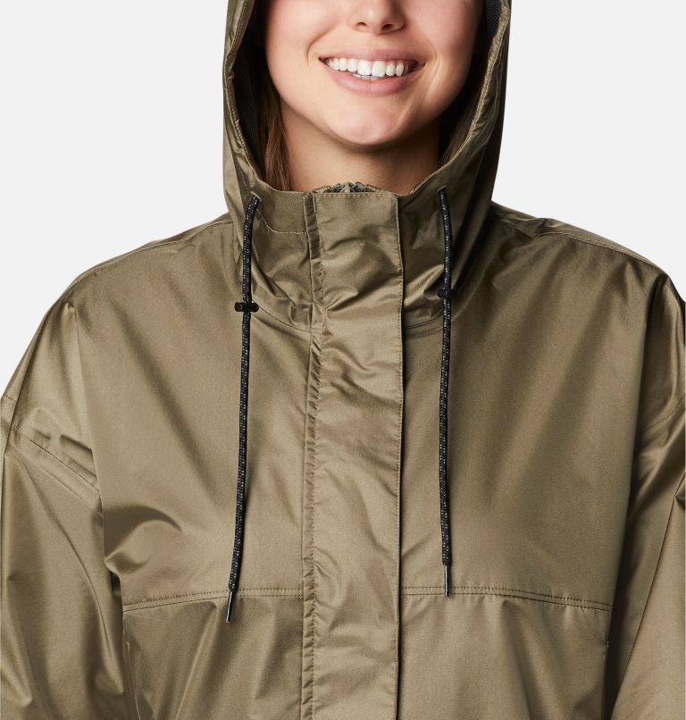 Women's Columbia Splash Side Shortie Jackets Olive | CA-FLA85