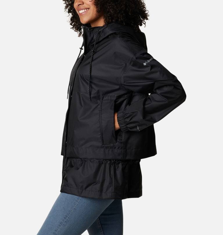 Women's Columbia Splash Side Shortie Jackets Black | CA-KA4C6