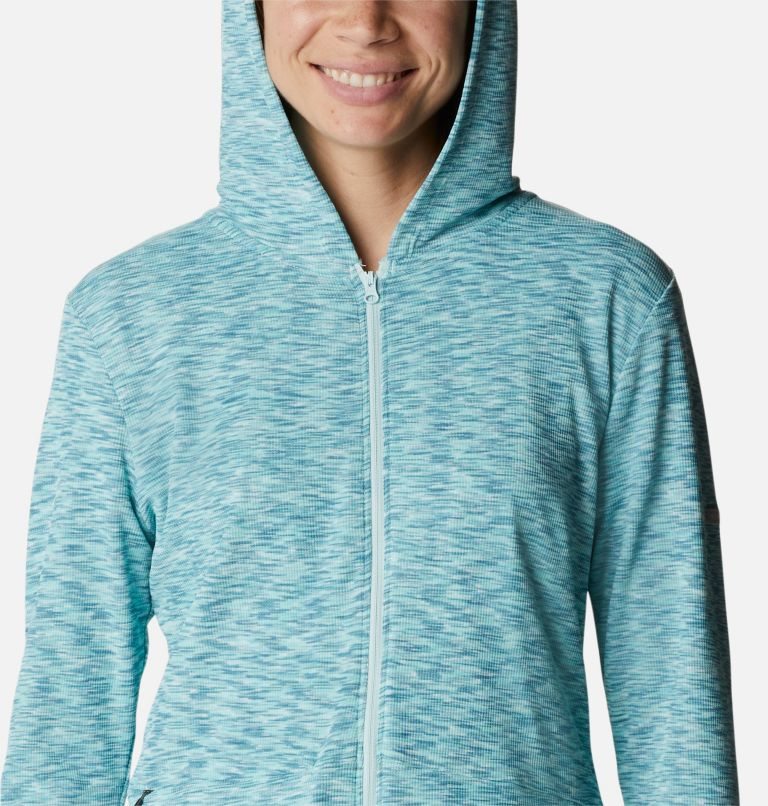 Women's Columbia Stanley Park Full Zip Jackets Turquoise | CA-V8L3A