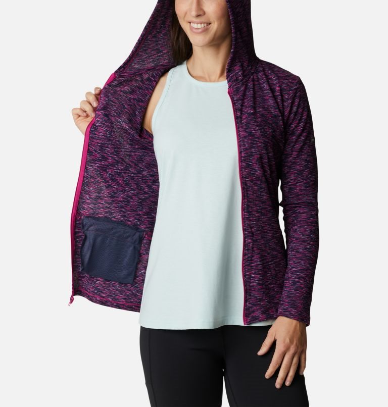 Women's Columbia Stanley Park Full Zip Jackets Fuchsia | CA-W3C4L