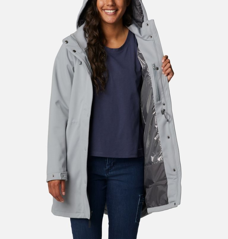 Women's Columbia Stone Meadow Jackets Grey | CA-S45AC