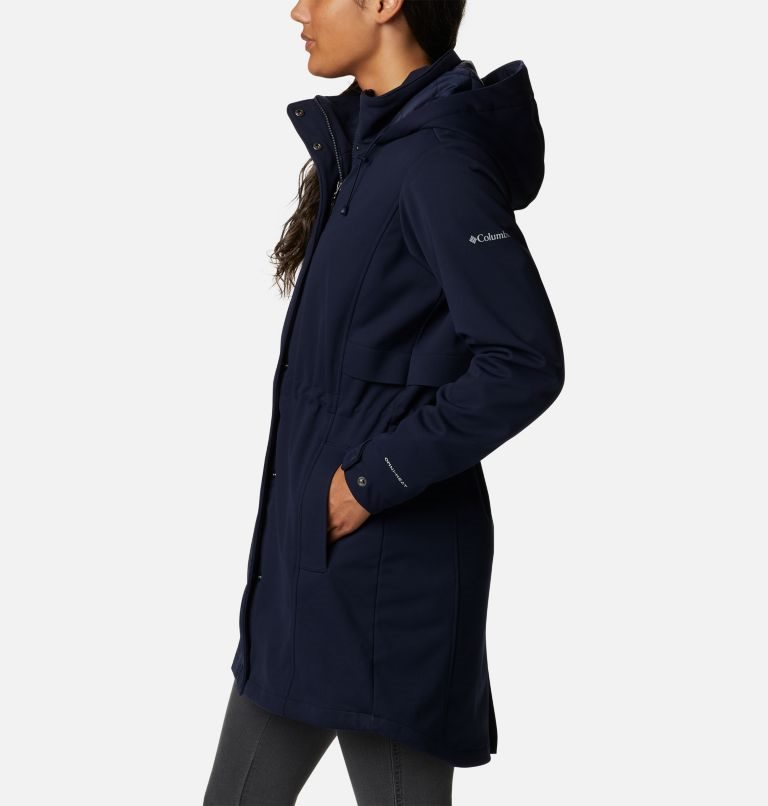 Women's Columbia Stone Meadow Jackets Navy | CA-HA618