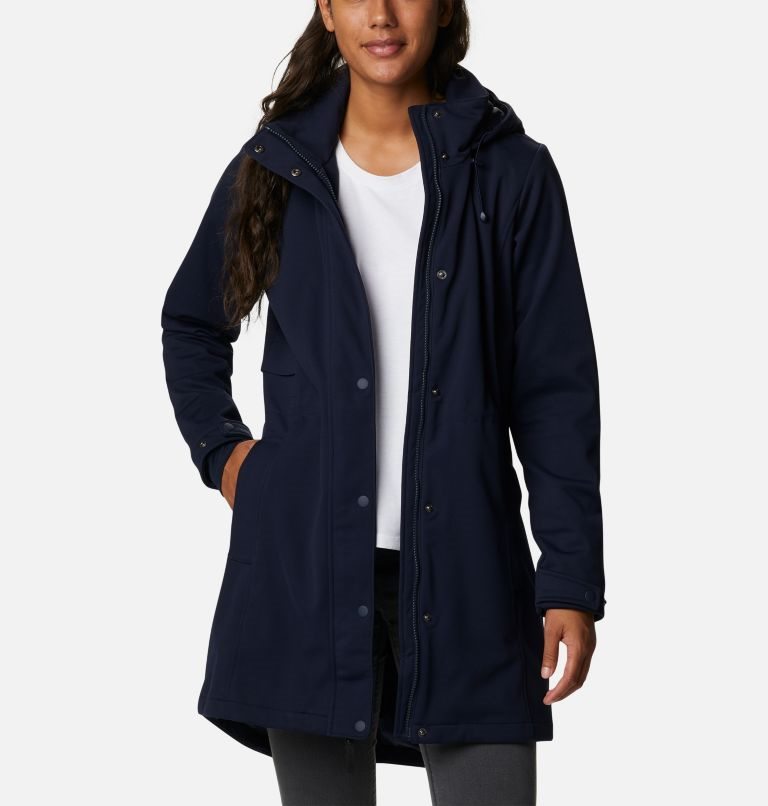 Women's Columbia Stone Meadow Jackets Navy | CA-HA618